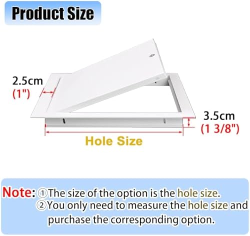 Erişim Paneli Anahtarlı ve Kilitli Tavan Erişim Paneli, Elektrik ve Sıhhi Tesisat Için Alüminyum Çerçeveli Çatı Katı Erişim Kapağı, Duvara Gömme Muayene Deliği Kapağı(26x36in (65x90cm)) - Görsel 5