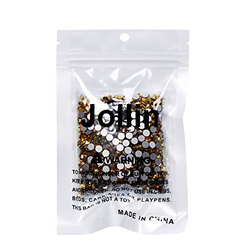 Jollin 1440 Pieces Flatback Rhinestones Glue Fix Crystal Glass Diamantes Gems for Crafting Nail Art Crafts Decorations Clothes Shoes 4.8 mm (ss20, Metallic Sunshine) by Jollin - Image 7