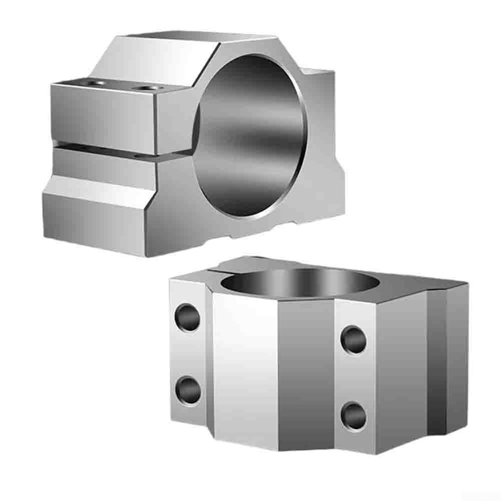 CNC Bracket Fixture DZ65 Aluminum Spindle Clamp Bracket CNC Machine Motor Mount Holder with 4 Pieces M6 Mounting Screws for Milling Router