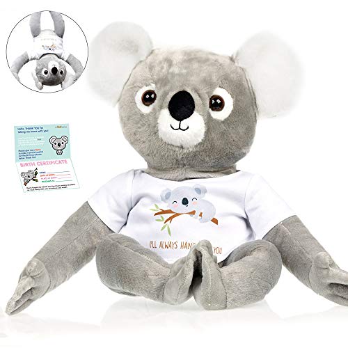 Stuffed Koala Bear - The Original Large Koala Plush Toy with 'I'll Always Hang with You' Removable T-Shirt - 11 Inch Giant Stuffed Animal Koala - Cuddly Birthday Gift