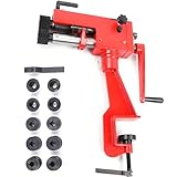 Blech-Rotationsformmaschine, 22 Gauge Perlenwalze mit 6 Stanzformen für Graten, Kanten und Ellenbogen
