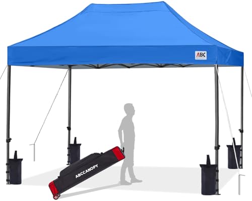 Image of ABCCANOPY Patio Pop Up Canopy Tent 8x12 Commercial-Series (Blue)