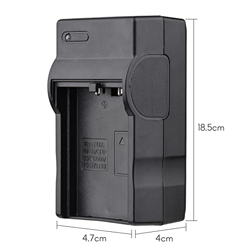 Carregador de bateria NP-120 compatível com ORDRO HDR-AC3/ AC5/ AZ50/ V12/ V7 mais baterias de câmer