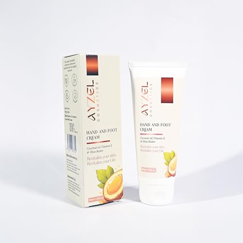Image of Nourishing Face Coconut with Vitamin E hand and foot cream | Deep Moisturizing & Skin Brightening Daily Cream | Non-Greasy Formula for Soft, Smooth & Radiant Skin 100gm