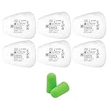 3M Filter 5925 P2 R Partikelfilter Einlegefilter - 6 Stuck (3 Paare) und Gehörschutzstöpsel von SmartProduct - Bundle