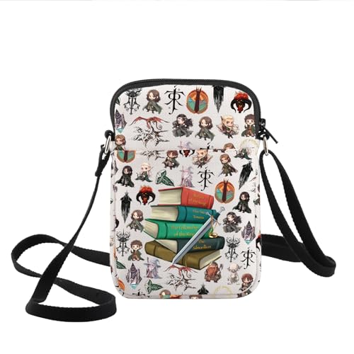 KEYCHIN Ring Series Crossbody Bag Bookish Gifts Elven Green Tree Leaf Shoulder Bag Ring Merchandise