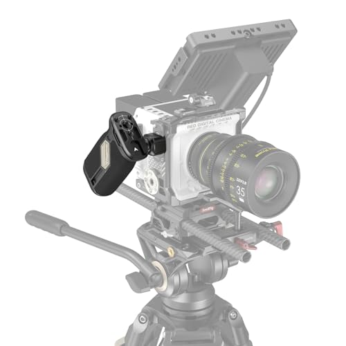 Image of SmallRig Push-Button Rotating Side Handle Kit, with Handgrip and Mini Side NATO Rail for Camera Cage