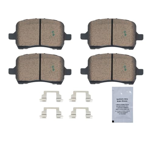 Image of HUSCH D1028 Front Ceramic Brake Pads Kit Fit For Chevrolet Cobalt 2005-2007, For, For Malibu 2004-2006, For Pontiac G6 2005, For Pursuit 2006, For Saturn Ion 2004-2007, For Sky 2007-2010