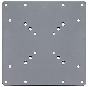 electrosmart 200 x 200 VESA Silver Mount Adaptor Plate - Convert TV Wall Bracket 50 / 75 / 100 mm