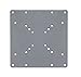 Produktbild electrosmart® 200 x200 VESA Halterung Adapterplatte TV-Wandhalterung zur Konvertierung 50/75/100 mm, Silberfarben