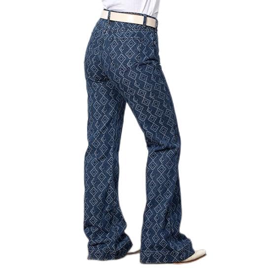Rock & Roll Denim Aztec Vibe High-Rise Trouser Jeans Denim 30x34