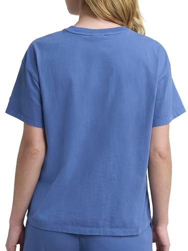 Image of Champion Women's Classic Short Sleeve Graphic T-Shirt, Loose Fit, Script Logo