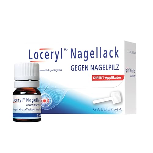 Loceryl Nagellack gegen Nagelpilz, 3 ml, gegen Finger- und Fußnagelpilz mit Langzeiteffekt