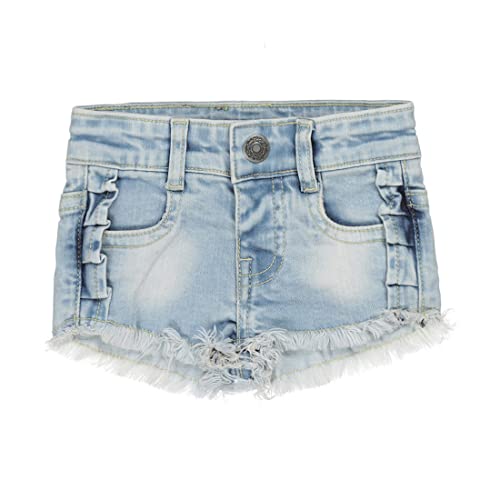 Short en jean pour fille Koko Noko souple bleu denim sans gêne