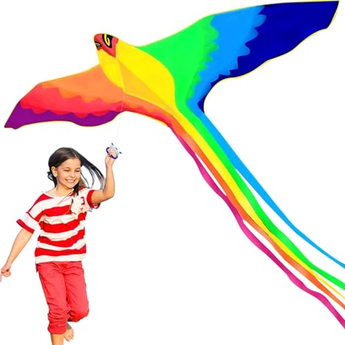 HENGDA KITE Phoenix Kite,for Kids and Adults,Easy to Fly,Excellent Fabric and Structure Design,The Pictures are Beautiful in high Definition,Suitable for Beginners(59x23) in.