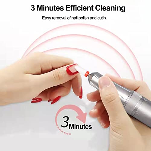 LAURAG Máquina perfuradora de unhas Máquina perfuradora de unhas profissional anti-queda 35000 RPM C