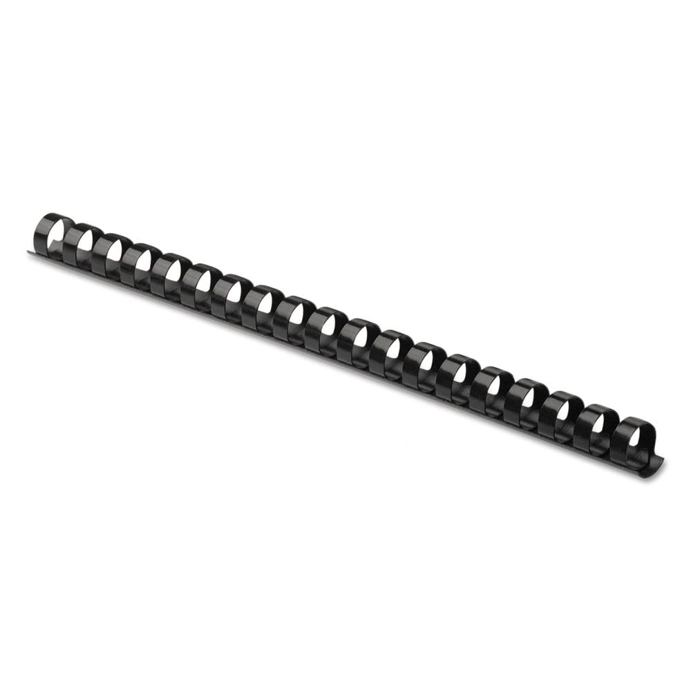 Fellowes Fel52323 associations de plastic Comb, .5 in., 90 feuilles, 25-Pk, BK