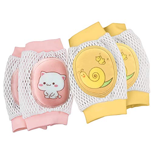 Preisvergleich Produktbild mreechan Baby Knieschoner,Säugling Kleinkind Baby elastische Knie Ellenbogen Bein Wärmer kriechende,Baby Knieschoner Krabbelhilfe mit Gummipunkte anti-Rutsch knieschoner kinder Jungen und Mädchen