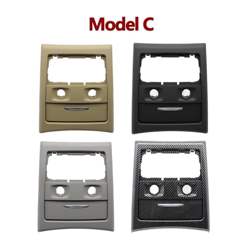 Grille de ventilation BMW E90 E91 orientable avec cadre de climatisation et cache cendrier gris - 6