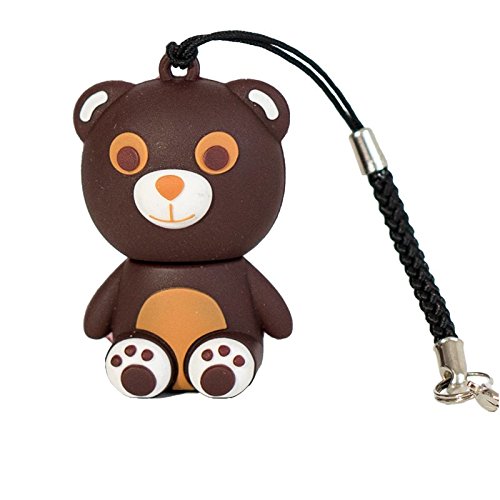 tech1tech tec5124 – 16 16 GB USB 2.0 Type-A Brown USB Flash Drive – USB Memory (USB 2.0, TYPE-A, Cap, Brown, Rubber, Tube)