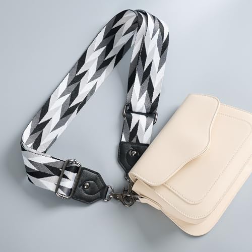 Image of chushui Silver Hardware Purse Strap,Replacement Crossbody Adjustable Shoulder Strap for Handbag Bag