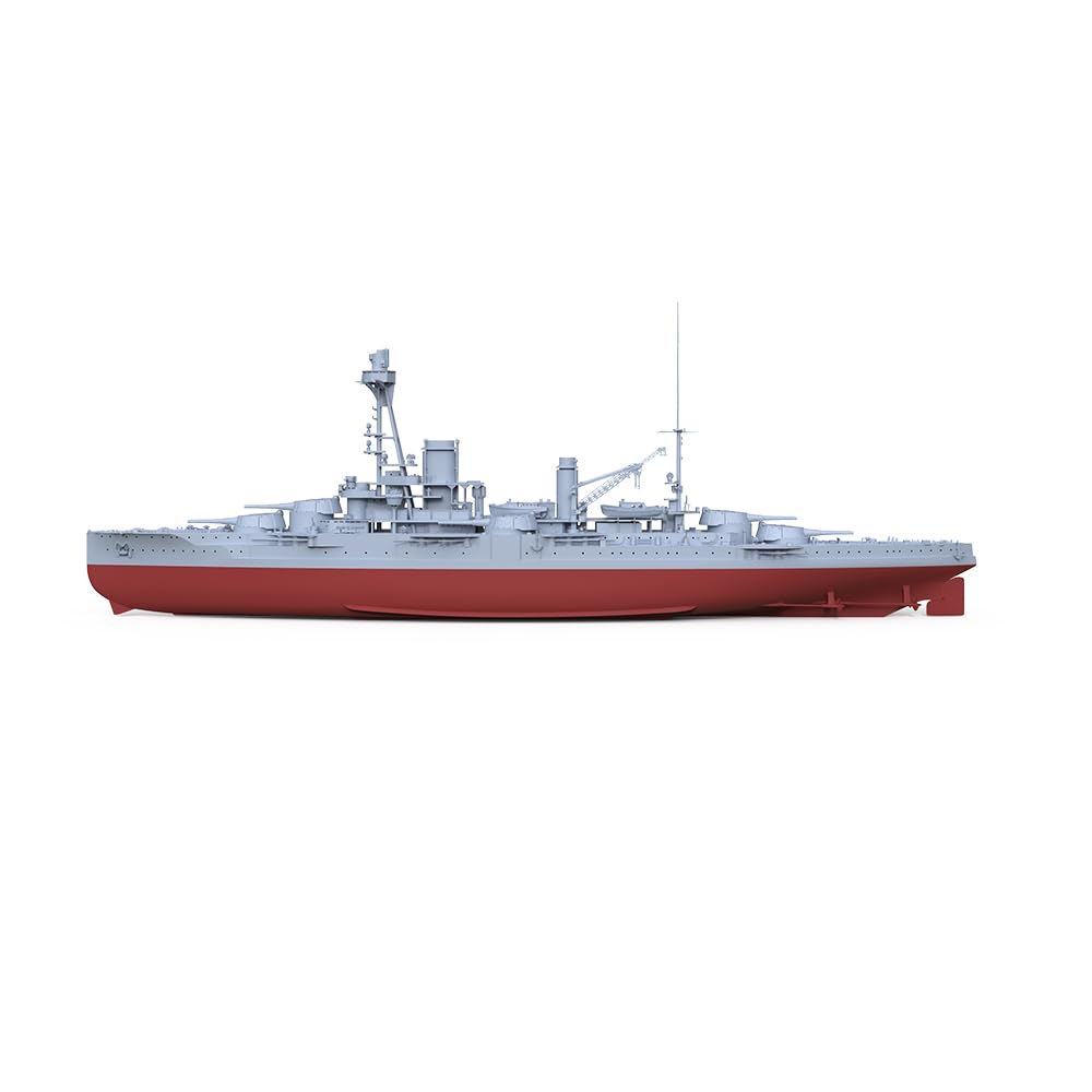MRY-SFW 1/600 wojskowy model zestaw Francja Navy Courbet pancernik pełny kadłub