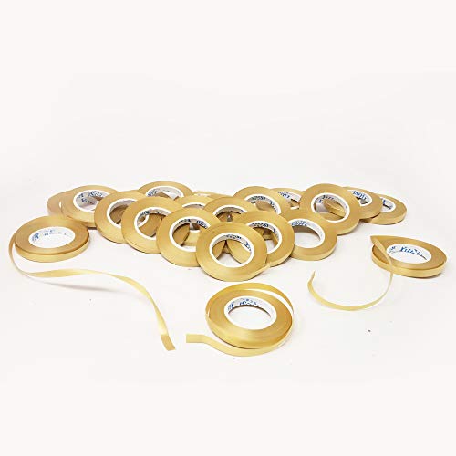 Image of AMFIN Curling Ribbons for Balloons - Golden (Pack 24)