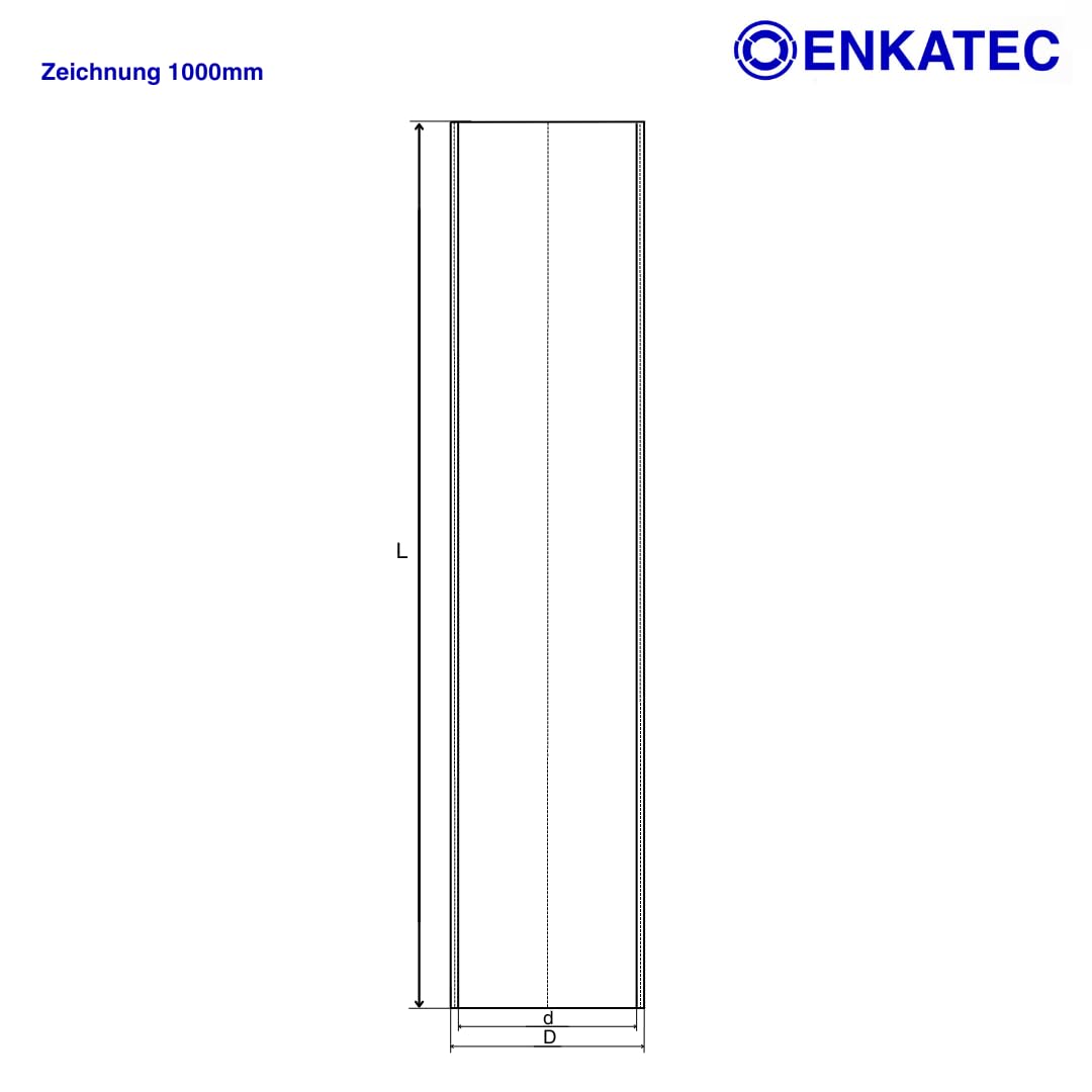 ENKATEC® Manguera de silicona de 1000 mm, manguera turbo para refrigerante, manguera de refrigerante, manguera para coche, universal, resistente al calor, ID 8-114 mm, tamaño a elegir