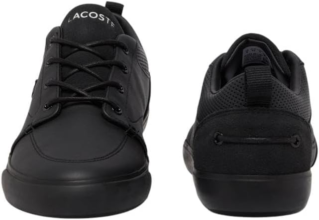 Lacoste Men's Bayliss Sneaker, Black, 11.5
