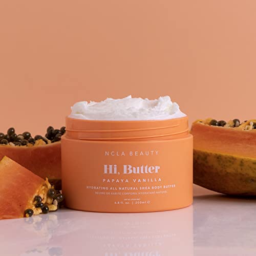 Ncla - Hi, Butter Natural Shea Body Butter | Vegan, Cruelty-Free, Clean Skincare (Papaya, 6.8 Oz | 200 Ml) #TOP2