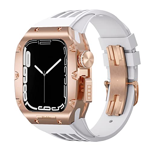 CEKGDB vohCLbgAApple Watch 44mm 45mmAiWatch V[Y 8 7 6 5 4 SE p`^vP[XAX|[co[voh Mod Lbg(B,45mm)