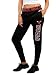 Ultra Game NBA Chicago Bulls Women's Jogger Pants Active Basic Fleece Sweatpants, Medium, Black