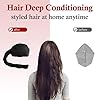Kelexx Hair Dryer Helmet Attachment – Upgraded Adjustable Hood Cap for Blow Dryer, Soft Bonnet Hair Dryer Hat for Deep Conditioning, Curling & Styling – Fits All Head Types – Grey #4