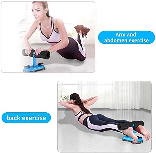 Sit-ups-Assistant-DevicePortable-Household-Fitness-Equipment-for-Abdominal-Muscle-Exercise-Machine-with-two-strong-Suction-Cup-95x85x7Inch-Blue