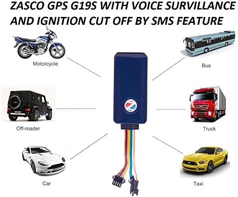 ZASCO GPS G19S Tracker for Car Truck Bus with Battery Inside and Remote Lock Unlock Vehicle Function GPS Device(aurorized Seller for Orginal ZASCO Product : ss-Trade-Zone)