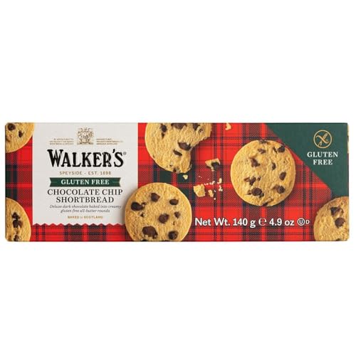 Walkers Gluten-Free Chocolate Chip Shortbread 4.9 oz each (1 Item