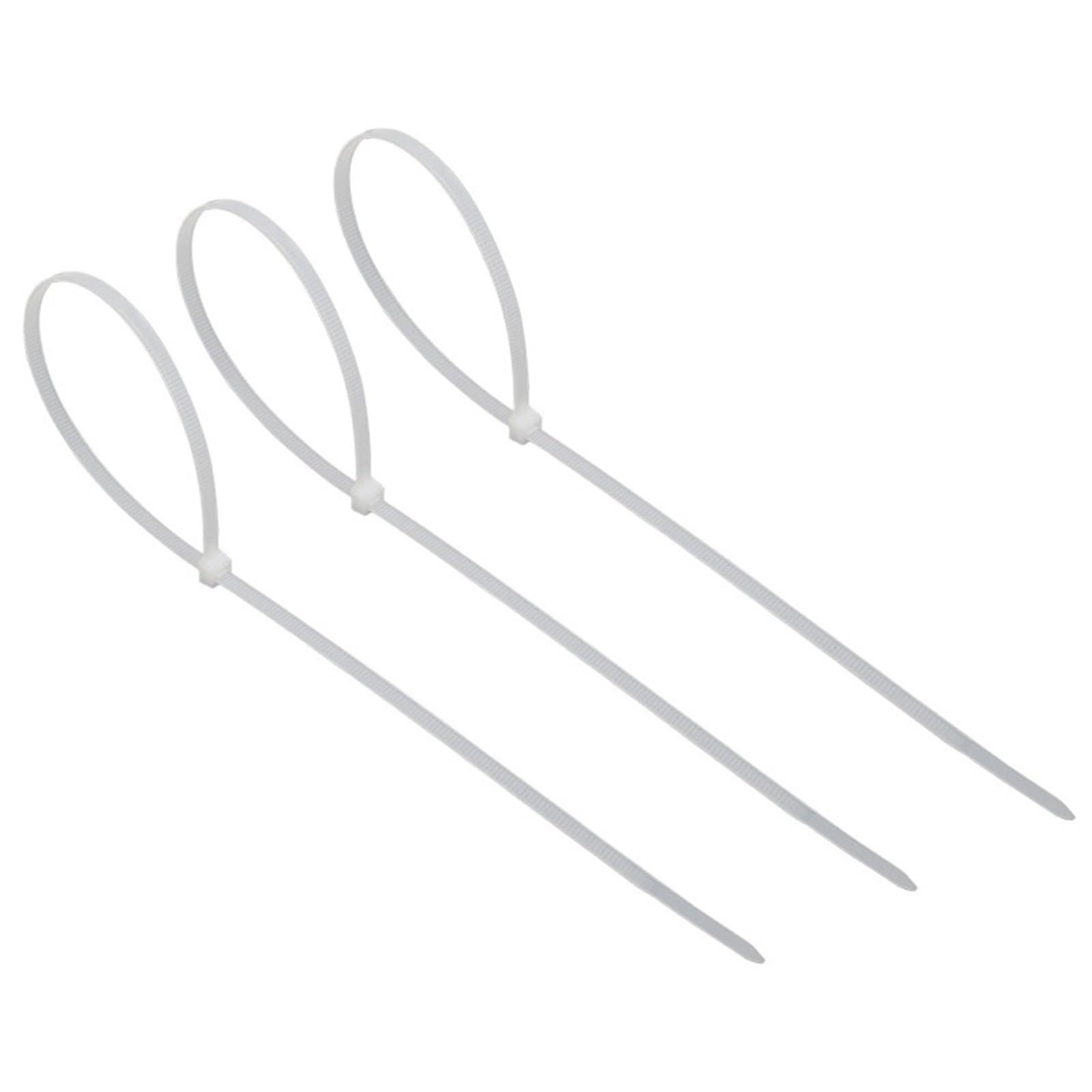 cinturón de plástico, Bridas de nailon autoblocantes (paquete de 100) en varios tamaños(5x350-100pcs)