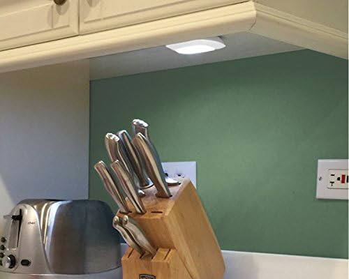 Miniatura 2 de Good Earth Lighting Batería recargable de iones de litio con luz de disco de 3.8 pulgadas activada por movimiento (paquete de 2) - Blanco - 4000K -