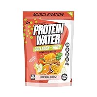 Muscle Nation - Tropical Crush Protein Water, with a protein blend of Collagen and Whey Protein Isolate, plus Electrolytes, a Refreshing Way to Support Muscle Recovery & Hydration 750g Powder (25 Serves)