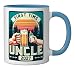 First Time Uncle 2027, Soon To Be New Future Uncle To Be Ceramic Mug, Blue/White