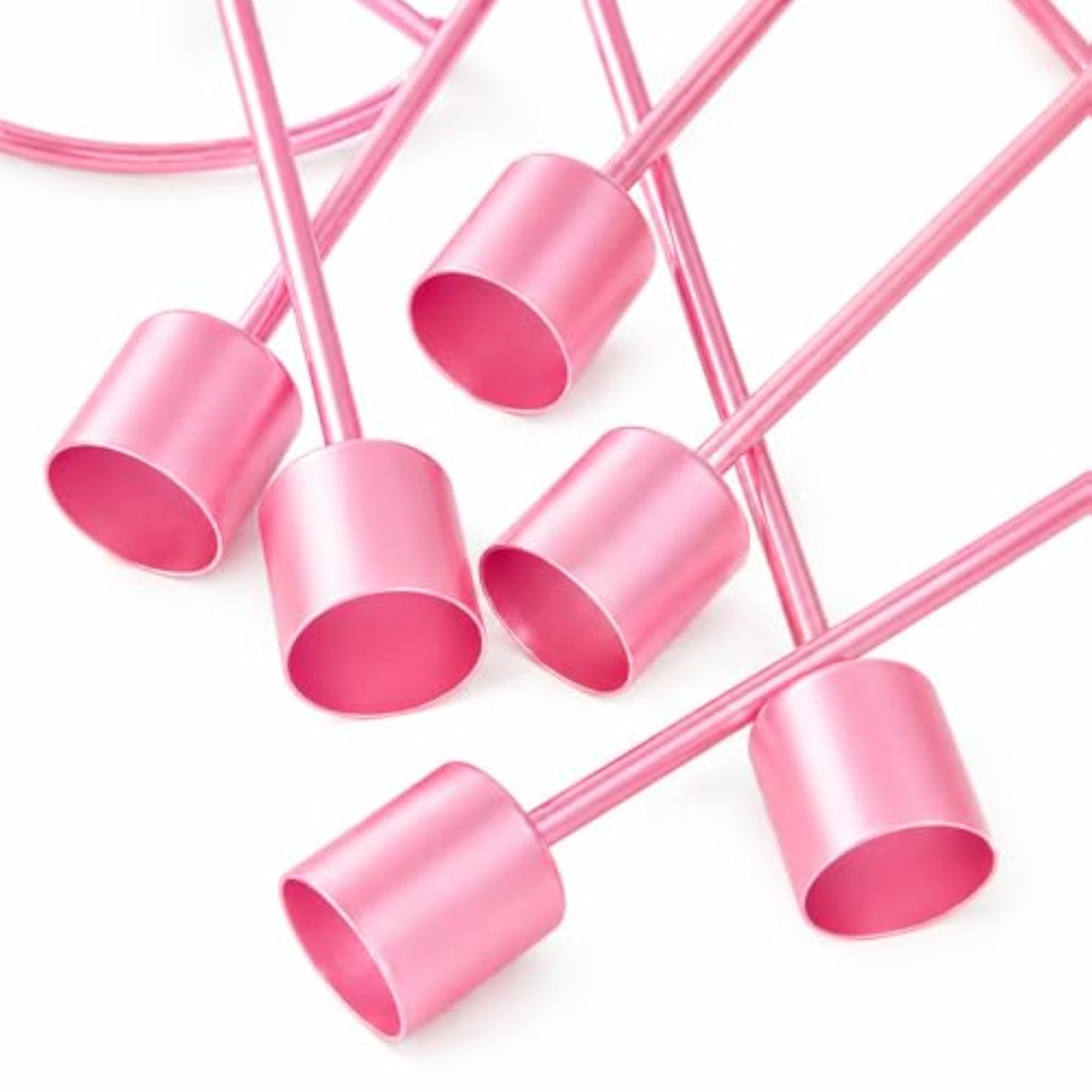 Set of 6 Metal Taper Candle Holders