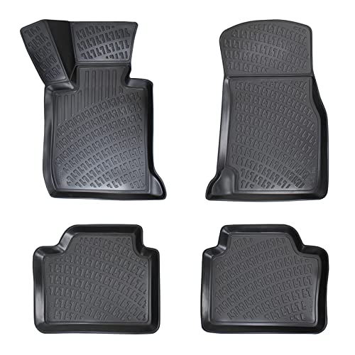 Alfombrillas de goma BMW Serie 5 F10 F11 2010-2013 Rizline protectoras de fácil limpieza