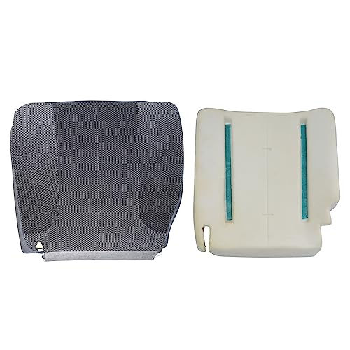 SecosAutoparts Driver Side Foam Cushion & Bottom Cloth Replacement Seat Cover Compatible with Dodge Ram 1500 2500 3500 SLT 2001 2002 2003 2004 2005 Dark Gray