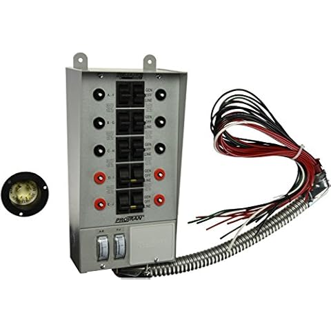 Reliance Controls 30310A Pro/Tran 10-Circuit 30-Amp Indoor Generator Transfer Switch Cover