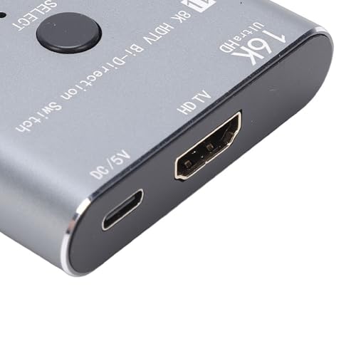 Conmutador HDMI divisor 8K@60Hz bidireccional compatible con HDTV 5