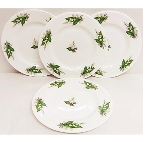fromeuropewithlove Lily of the Valley Plates Set Cover