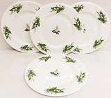 Quantité : 4 assiettes - Dimensions : 15 cm de diamètre.