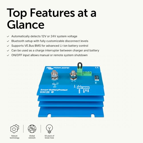 Image of Victron Energy Smart BatteryProtect 12 /24-Volt 220 amp (Bluetooth)