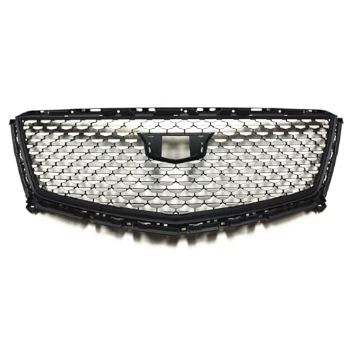 Pare-choc supérieur grille calandre avant pour Cadillac XT5 2016-2023 argent