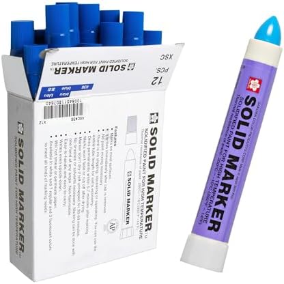 Sakura Solidified Paint Solid Marker, Blue (Box of 12)